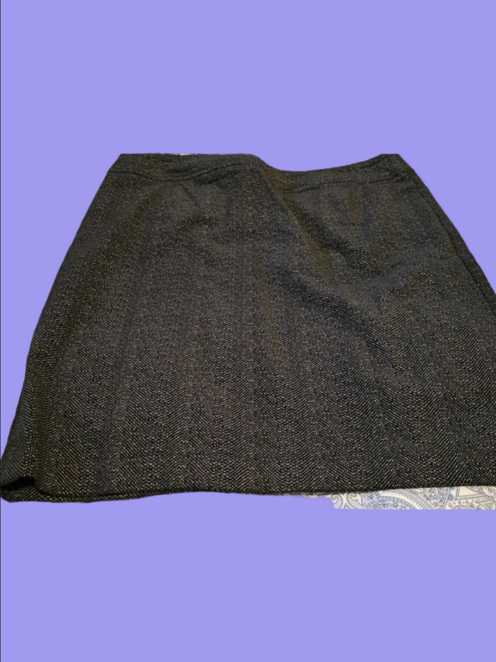 4/$97 Deal! Tribal Black Herringbone Pencil Skirt
